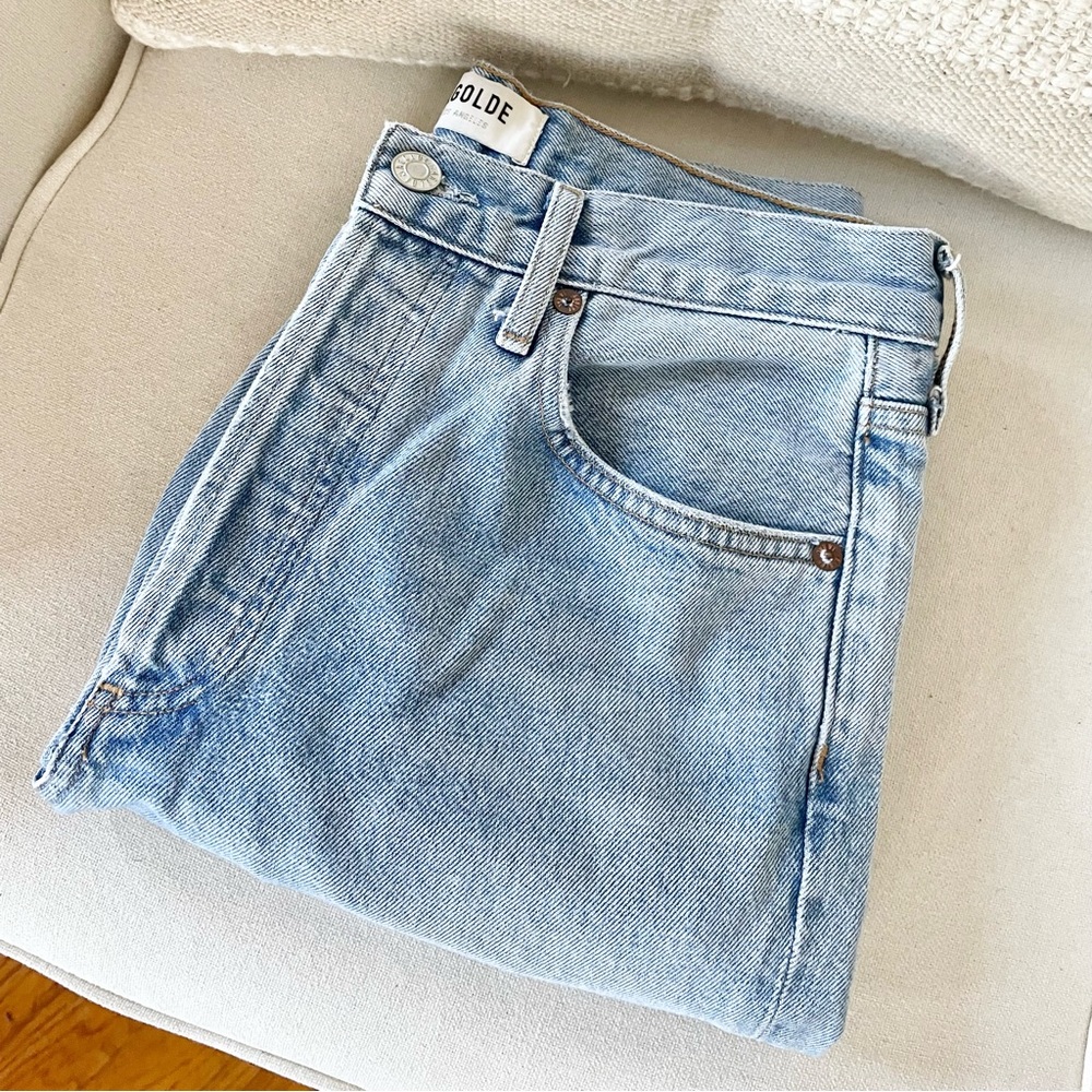 Agolde Light Blue High Rise Women Jeans